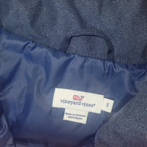 Vineyard Vines Pink Puffer Jacket Coat | Small - Picture 4 of 4